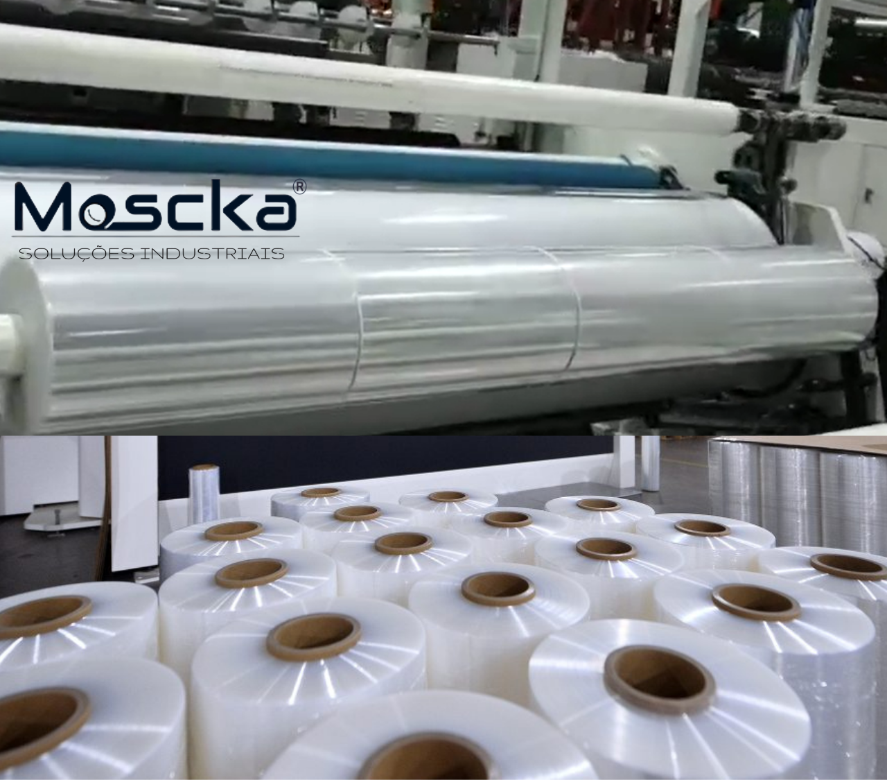 Fábrica de produção de filme stretch Moscka