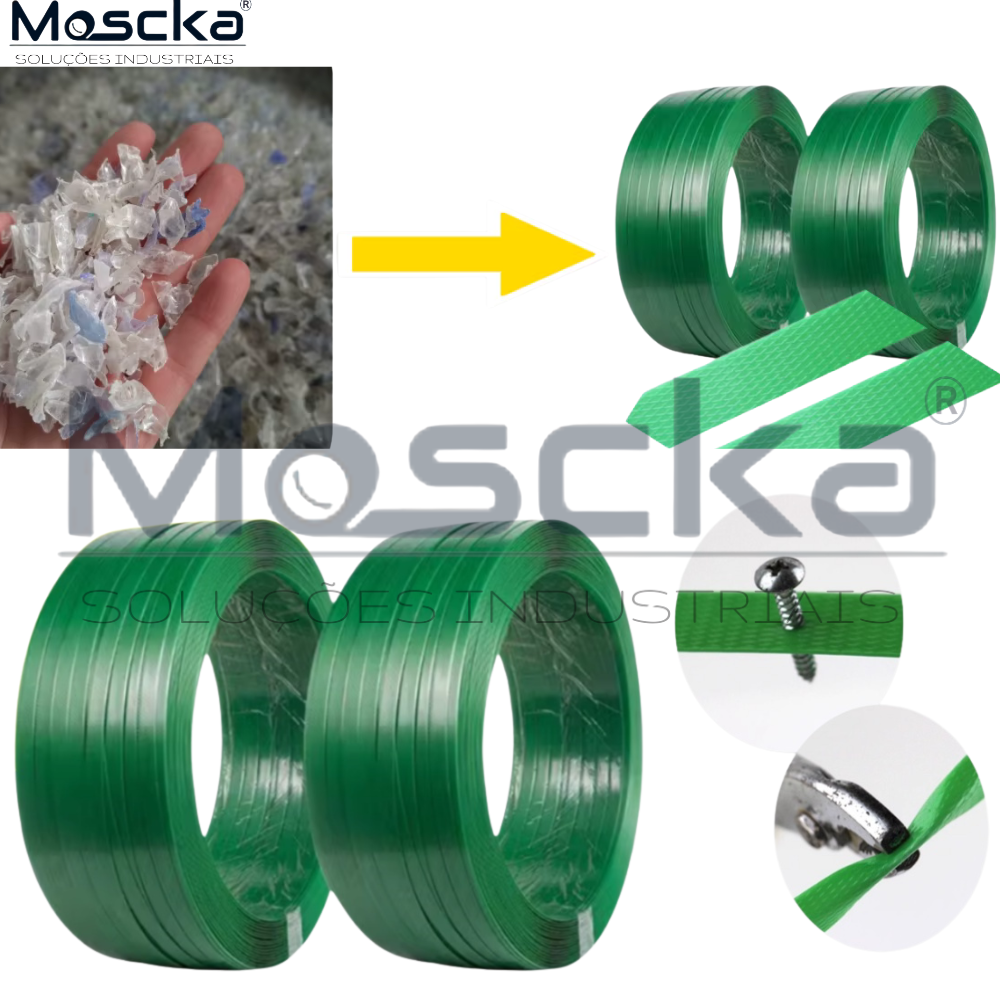 Fábrica Moscka - Produção de fita PET para arqueação