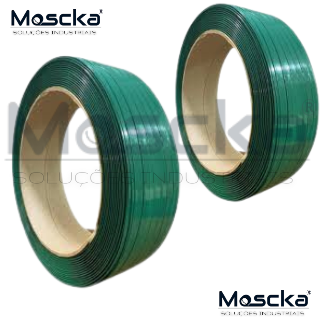 Fita PET 25mm de alta qualidade para arqueação industrial Moscka